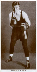 Tommy Farr, boxeador galés, 1938