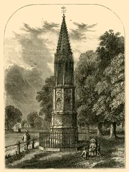 Tottenham High Cross, 1820, c. 1876