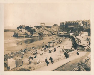 Playa Towan - Newquay, 1927