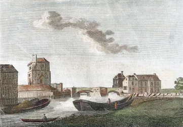 Torre del convento franciscano, Oxford, 1788