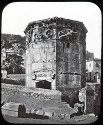 Torre de los Vientos, Atenas, Grecia, finales del siglo XIX o principios del siglo XX