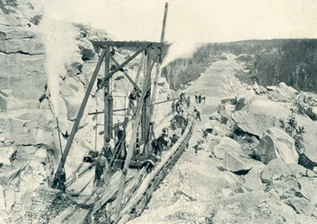 Máquina de colocación de vías, 1922