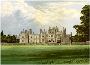 Tregothnan, Cornwall, hogar de Viscount Falmouth, c1880