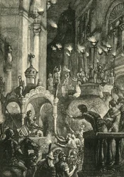 Triunfo de Heraclio en Constantinopla, 629 d.C., 1890