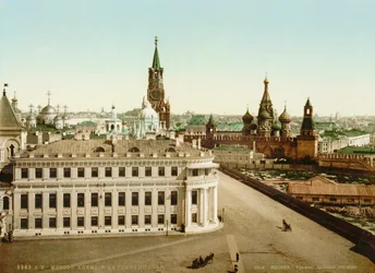 Plaza del Zar en el Kremlin de Moscú, Rusia, 1890s