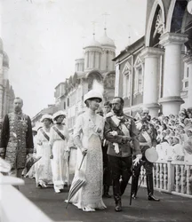 Familia del Zar en las celebraciones del 300 aniversario de la Casa de Romanov, Rusia