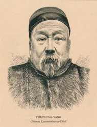 Tso-Tsung-Tang, Comandante en Jefe chino, finales del siglo XIX