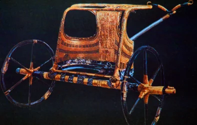 Carro funerario de Tutankamón, siglo XIV a.C.