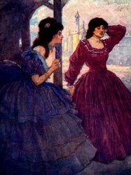 Dos mujeres, siglo XVI
