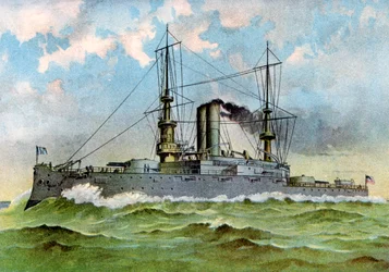 USS Alabama, acorazado estadounidense, 1898