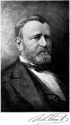 Ulysses S. Grant, soldado y estadista estadounidense, finales del siglo XIX