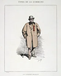 Un ciudadano delegado, Comuna de París, 1871