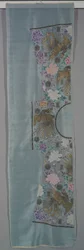 Túnica sin cortar: Panel frontal y trasero derecho, c. 1890s