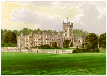 Underley Hall, Westmorland, hogar del Conde de Bective, c1880