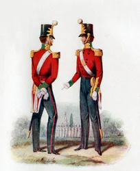 Uniforme del 19º Regimiento, 1848, 1904