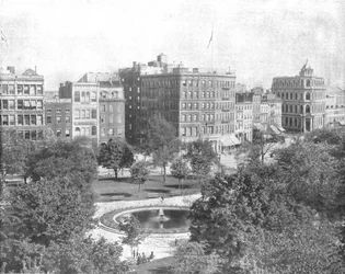 Union Square, Nueva York, EE.UU., c1900