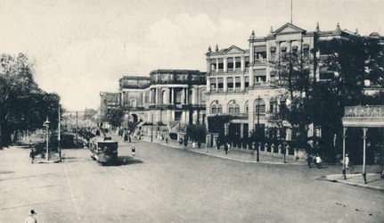 United Services Club, Chowringhee Road, Calcuta, principios del siglo XX
