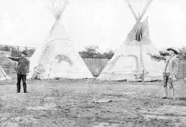 Estados Unidos: El espectáculo del salvaje oeste de Buffalo Bill - c1880
