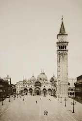 Sin título 96, c. 1890. [Basílica de San Marcos y Campanile, Venecia]