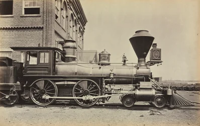 Sin título, locomotora del ferrocarril de Pensilvania, c. 1868