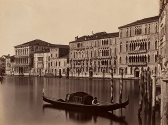 Góndola veneciana sin título, finales del siglo XIX