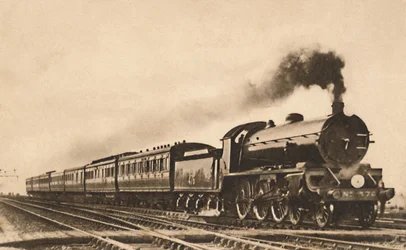 Up West of England Dining Car Express Exeter-Londres 199 Minutos, principios del siglo XX