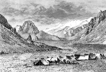 Valle superior de Kara-Kash, c1890