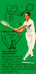 V. McGrath - Revés a dos manos, c1935