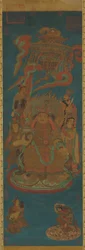 Vaisravana, Rey Guardián del Norte, dinastía Yuan o Ming, siglo XIV