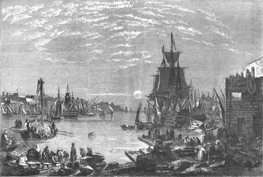 Puerto de La Valeta, Malta, c. 1856