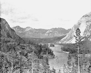 Valle del Río Bow, Alberta, Canadá, c1900