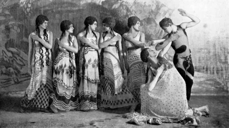 Vaslav Nijinsky, bailarín de ballet ruso, en L