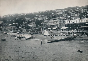 Ventnor - Panorama desde el mar, 1895