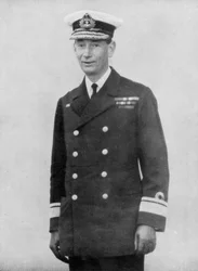 Vicealmirante Roger John Brownlow Keyes, oficial naval británico, 1918