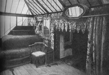 Estudio de Victor Hugo en Hauteville House - La habitación en la que se escribió Los Miserables, c. 1925
