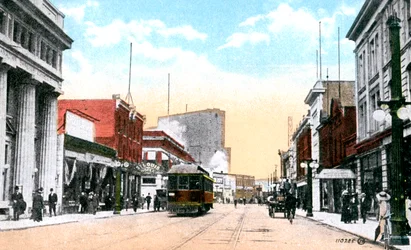 Avenida Victoria, Fort William Thunder Bay, Ontario, Canadá, c1900s
