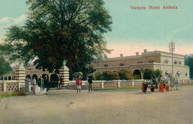 Hotel Victoria Ambala, c1900