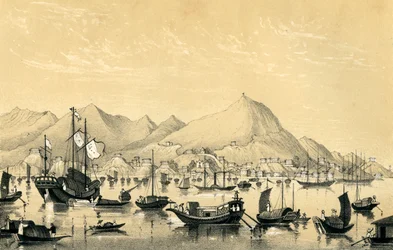 Victoria Town, Isla de Hong Kong, 1847