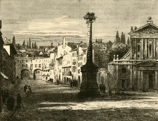 Vista en Milán, 1890
