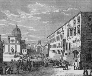 Vista en Nápoles, c. 1880