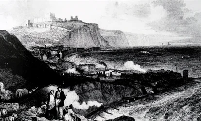 Vista de Dover desde el acantilado de Shakespeare