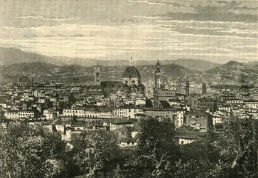 Vista de Florencia desde el Belvedere, 1890