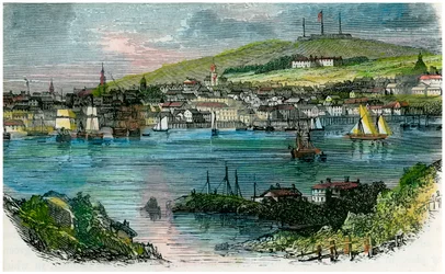 Vista de Halifax, Nueva Escocia, c1870