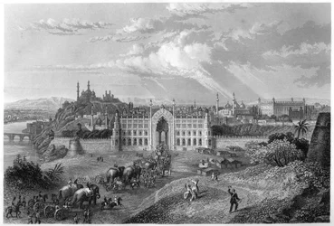 Vista de Lucknow, India, c1860