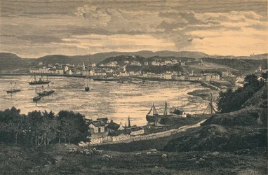 Vista de Oban, finales del siglo XIX
