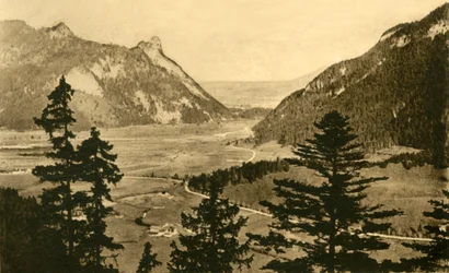 Vista de Oberammergau, c1922