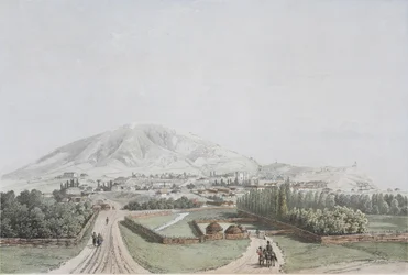 Vista de Pyatigorsk, mediados del siglo XIX