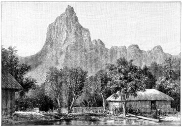 Vista de Tahití, 1898
