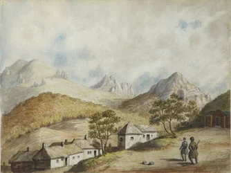 Vista de Zheleznovodsk, 1842