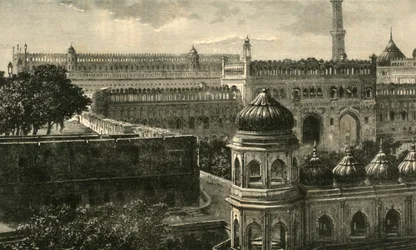 Vista del Gran Imambara, Lucknow, 1890